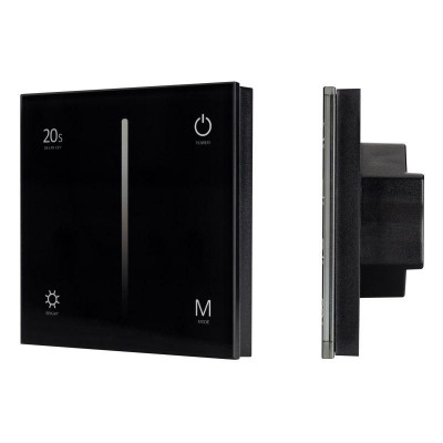 Панель SMART-P35-DIM-IN Black (230В 0-10В Sens 2.4G) (IP20 пластик) Arlight 028113