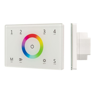 Панель Sens SMART-P83-RGB White 230В 4 зоны 2.4G IP20 пластик Arlight 028402