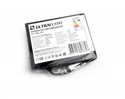 Прожектор светодиодный LFL-7002 C02 LED SMD 70 Вт 230В 6500К черн. Ultraflash 15127