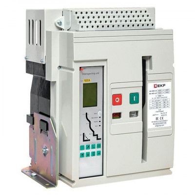 Выключатель автоматический 3п 1600/800А 65кА ВА-450 стац. v2 EKF mccb450-1600-800-v2