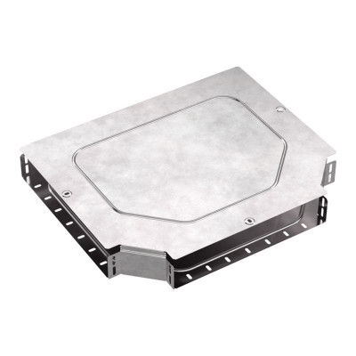 Ответвитель для лотка Т-образ. 400х80 Стандарт с крышкой Промрукав PR16.0632