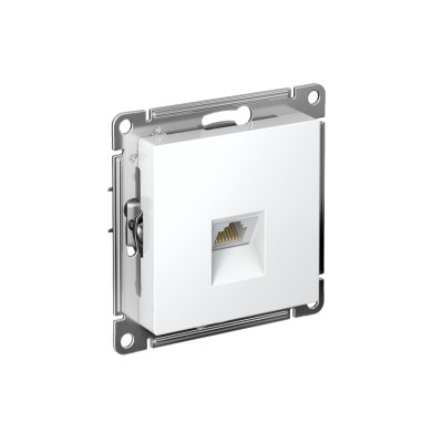 Розетка компьютерная AtlasDesign RJ45 кат.5E механизм лотос SE ATN001383