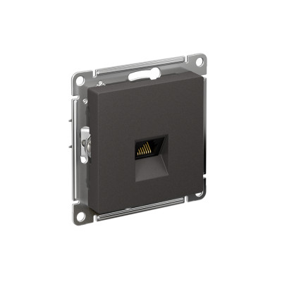Розетка компьютерная AtlasDesign RJ45 кат.5E механизм базальт SE ATN001483
