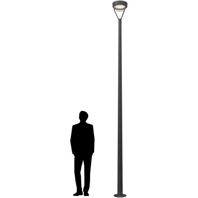 Светильник светодиодный VALLEY TOP 40W RW 830 RAL9005 POLE 3M SET в комплекте ЗДФ СТ 4855000040