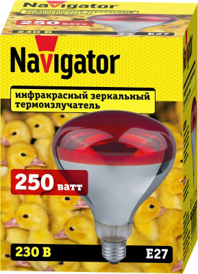 Термоизлучатель 93 972 NI-R125-250-230-Е27-ИКЗК Navigator 93972