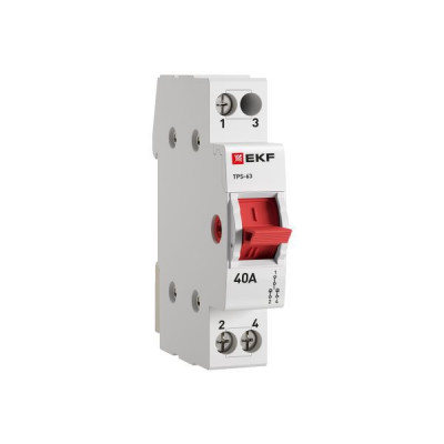 Переключатель трехпозиционный ТПС-63 1P 40А PROxima EKF TPS140