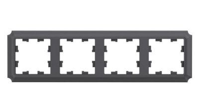 Рамка 4-м AtlasDesign Antique универс. базальт SE ATN101404