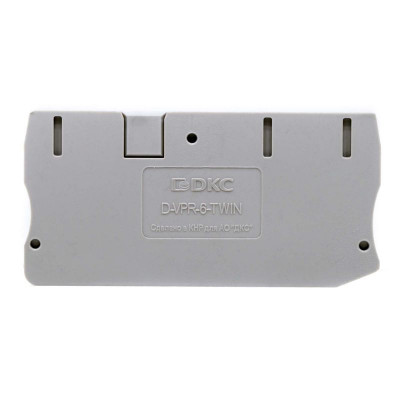Изолятор торцевой для клемм VPR-6-TWIN (уп.100шт) DKC D-VPR-6-TWIN