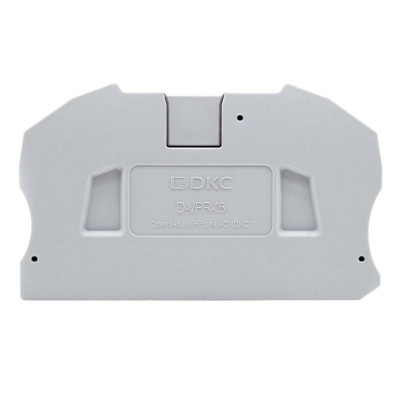 Изолятор торцевой для клемм VPR-16 (уп.100шт) DKC D-VPR-16