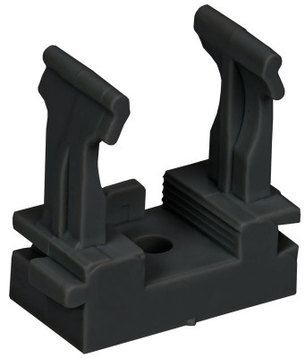 Держатель с защелкой для гофрированных труб под монтажн. пистолет CFM25 черн. ELASTA IEK ET-TA10D-CFM-025-K02-100