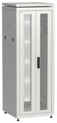 Шкаф сетевой LINEA N 19дюйм 33U 600х600мм передн. перфорир. распашная двустворчат. задн. перфорир. сер. ITK LN35-33U66-2PP