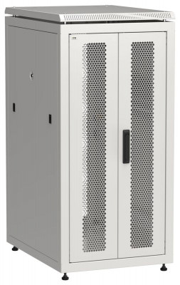 Шкаф сетевой LINEA N 19дюйм 24U 600х800мм передн. перфорир. распашная двустворчат. задн. перфорир. сер. ITK LN35-24U68-2PP
