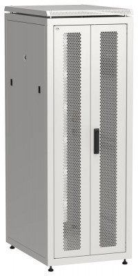 Шкаф сетевой LINEA N 19дюйм 33U 600х800мм передн. перфорир. распашная двустворчат. задн. перфорир. сер. ITK LN35-33U68-2PP