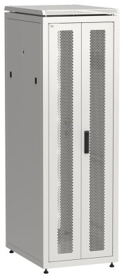 Шкаф сетевой LINEA N 19дюйм 38U 600х800мм передн. перфорир. распашная двустворчат. задн. перфорир. сер. ITK LN35-38U68-2PP
