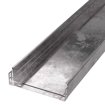 Лоток листовой неперфорированный 300х80 L3000 сталь 0.8мм Стандарт Промрукав PR16.0056