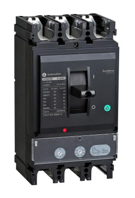 Выключатель автоматический SYSTEMEPACT CCB630 150кА 3P3D TMD600 рычаг SE SPC630L600L3DF