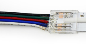 Разъем 5PIN с проводом для LED ленты COB RGBW 12мм лента - источник питания (1шт) VARTON V4-R0-00.COB-RGBW.0002
