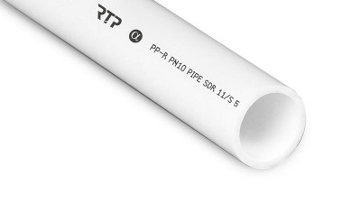 Труба PPR 20х1.9 PN10 бел. (дл.4м) RTP 10278
