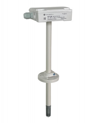 Датчик температуры канальный -20…80град.C 4…20мА 200мм =15...35В SE SDTC200