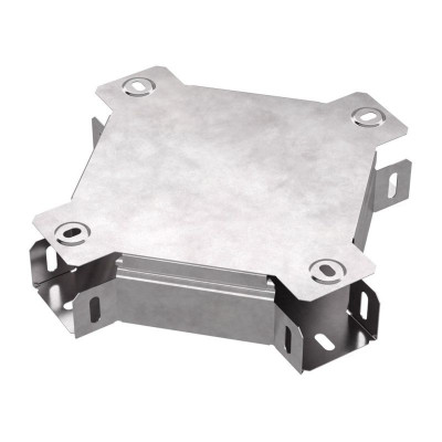 Ответвитель для лотка Х-образный 50х50 с крышкой Стандарт Промрукав PR16.0573