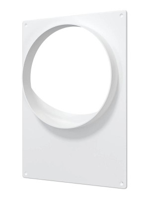 Площадка торцевая ПТП 180х250мм фланец D150 пластик. ERA 150ПТП