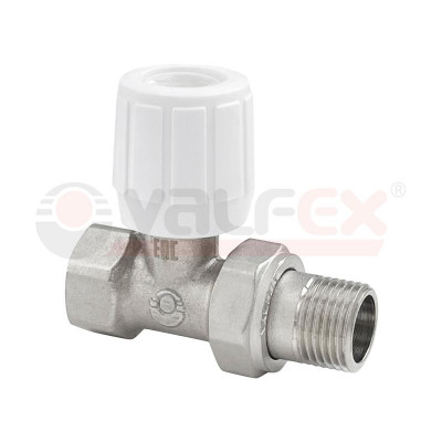 Клапан для радиаторов ручной прямой 1/2дюйм (компактный) (135/9) К VALFEX VF.08.R.04