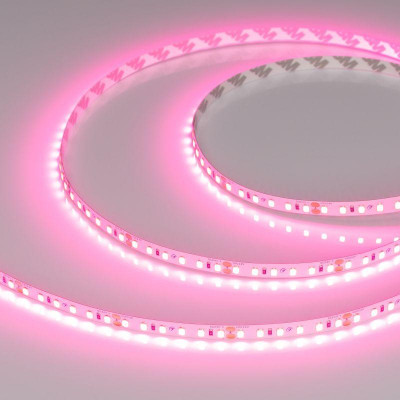 Лента светодиодная RT-A120-8mm 24В Pink (9.6Вт/м IP20 2835) (уп.5м) Arlight 043380