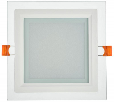 Светильник светодиодный ДВО 1624 12Вт 4000К IP20 со стекл. квадр. IEK LDVO0-1624-12-4000-K01