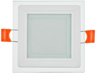 Светильник светодиодный ДВО 1623 6Вт 4000К IP20 со стекл. квадр. IEK LDVO0-1623-06-4000-K01