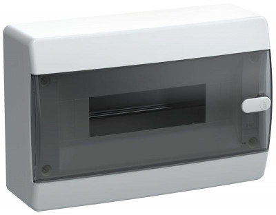 Корпус ЩРН-П-12 UNION Compact IP41 черн. прозр. дверь пластик. IEK UIC-KP12-N-12-41-K01
