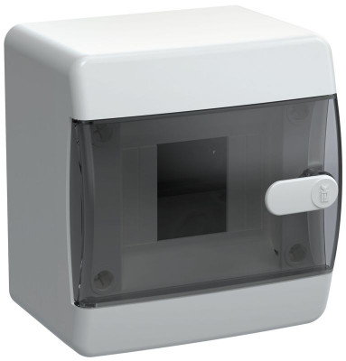 Корпус ЩРН-П-4 UNION Compact IP41 черн. прозр. дверь пластик. IEK UIC-KP12-N-04-41-K01