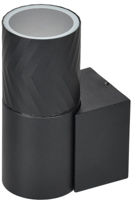 Светильник 5107 GU10 IP65 уличный настенный черн. IEK LT-UBU0-5107-GU10-1-K02