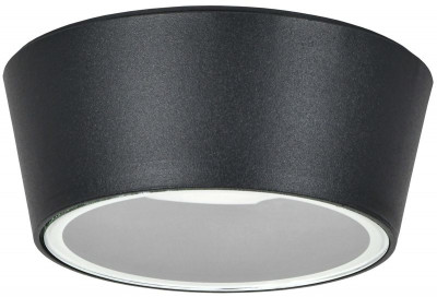 Светильник 5104 GX53 IP65 уличный потолочный черн. IEK LT-UPU0-5104-GX53-1-K02