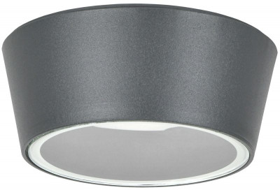 Светильник 5104 GX53 IP65 уличный потолочный сер. IEK LT-UPU0-5104-GX53-1-K03