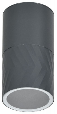 Светильник 5110 GU10 IP65 уличный потолочный сер. IEK LT-UPU0-5110-GU10-1-K03