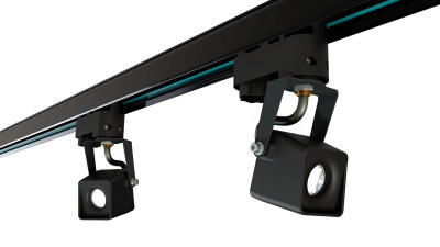 Светильник светодиодный L-mouse 3/Spot/К15/850/01/SH/230AC IP20 RAL9005 черн. LEDEL MS3-462-129-1215