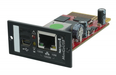 Карта SNMP mini DA806 для ИБП СИПБ 1 x RJ45 Ethernet 1 x RJ45 Ethernet 10/100/1000М UTP и 1 x мини USB функция WakeOnLAN Связь инжиниринг DA806