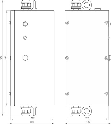 Блок аварийного питания БАП BS-STABILAR2-51-B6-UFO BOX IP65 (1.0-200Вт / = 190-260В) Белый Свет a30112