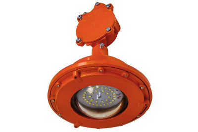 Светильник светодиодный ДСП 02-30-001 (ВЗГ) 1ExdIIBT6Gb 30Вт IP65 3000лм УХЛ1 взрывозащ. индивид. подкл. на трубу 3/4дюйм оранж. Свет Витебск 0223-00730