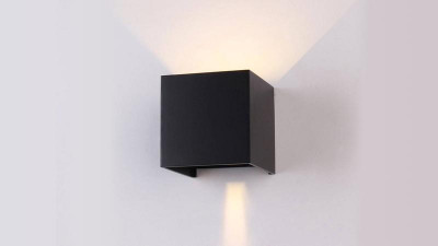Бра двухстороннее GW-A310-6-BL-NW 6Вт 4000К IP54 с возможн. регулир. угол рассеив. NEXT черн. DesignLed 00-00001541