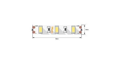 Лента светодиодная стандарт 5630 60 LED/м 12 Вт/м 12В IP20 холод. бел. (уп.5м) SWG Standard 00-00009476