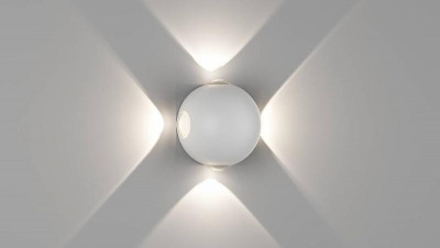 Светильник настенный SFERA-DBL GW-A161-4-4-WH-WW 4Вт 3000К IP54 бел. DesignLed 00-00003200