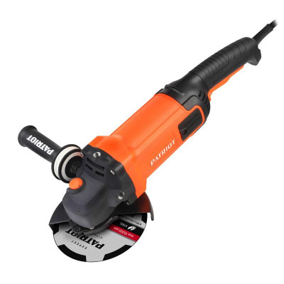 Машина шлифовальная угловая УШМ AG 190 2000Вт Диск 180мм тонкая задняя рукоятка пылезащ. PATRIOT 110301180