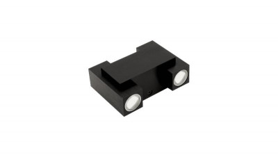 Бра двухстороннее TIP F GW-8211-12-BL-WW 12Вт 3000К IP20 черн. DesignLed 00-00002079