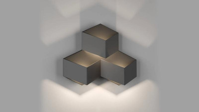 Бра декоративное PALMIRAGW-1101-3-6-BL-WW 6Вт 3000К IP20 черн. DesignLed 00-00002385