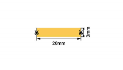 Лента светодиодная ПРО COB 400LED/м 4.8Вт/м нейтр. бел. 24В IP20 (уп.5м) SWG PRO 00-00014868