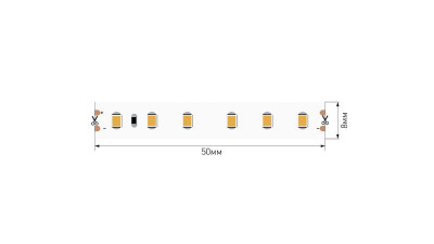 Лента светодиодная стандарт 2835 120LED/м 9.6Вт/м тепл. бел. 24В IP65 (уп.5м) SWG Standard 00-00021281