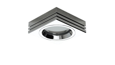 Рамка NC722-2-CH MR16 (WP-SQ-CH) встраив. хром DesignLed 00-00002232