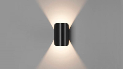 Светильник настенный VENTURA GW-A108-6-BL-WW 6Вт 3000К IP54 черн. DesignLed 00-00004447