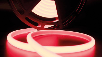 Термолента светодиодная SMD 2835 180 LED/м 12Вт/м 24В IP68 красн. SWG PRO 00-00001801